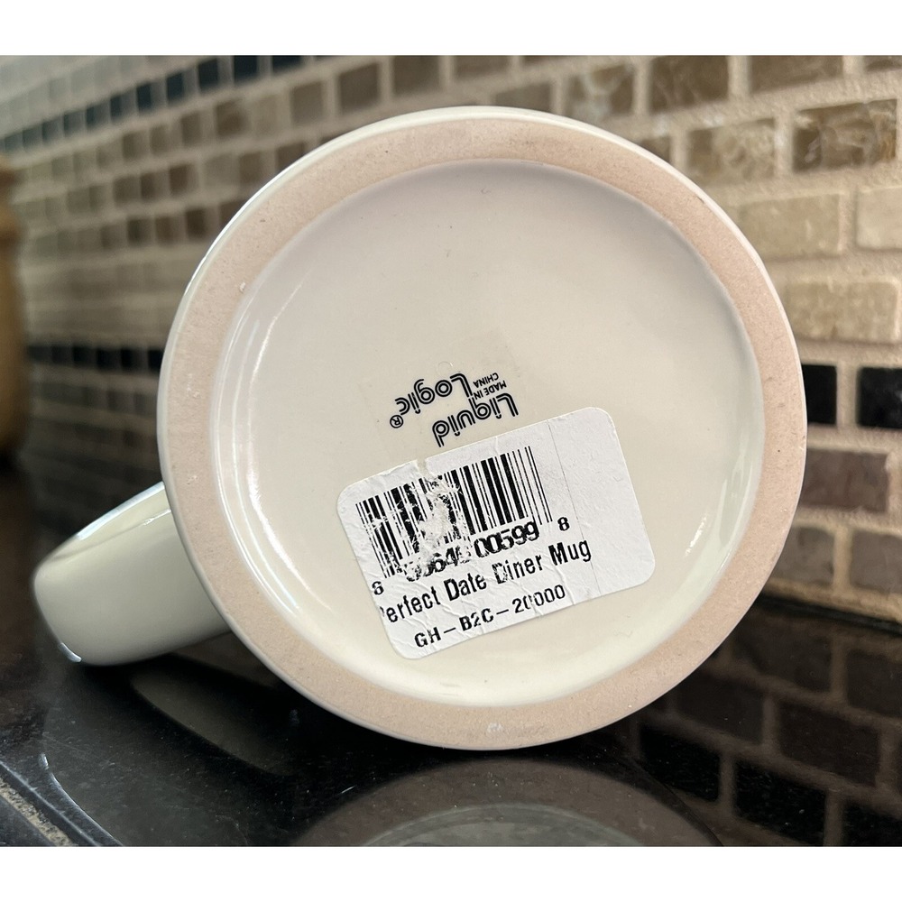 Perfect Date Dalmatian Coffee Cup Mug 'Rescued My Coffee Date' Liquid Logic - Picture 4 of 4